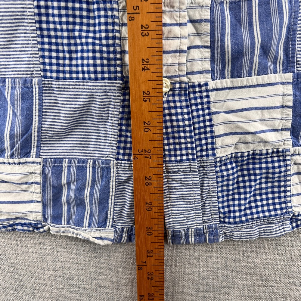 Orvis Patchwork Madras Button Down Shirt Men Xl B… - image 7